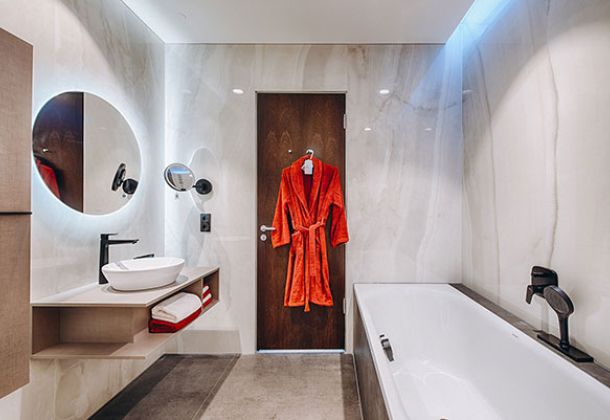 Hotel Ausstellung Badezimmer