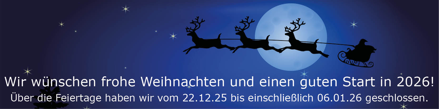 Weihnachtsbanner 2025