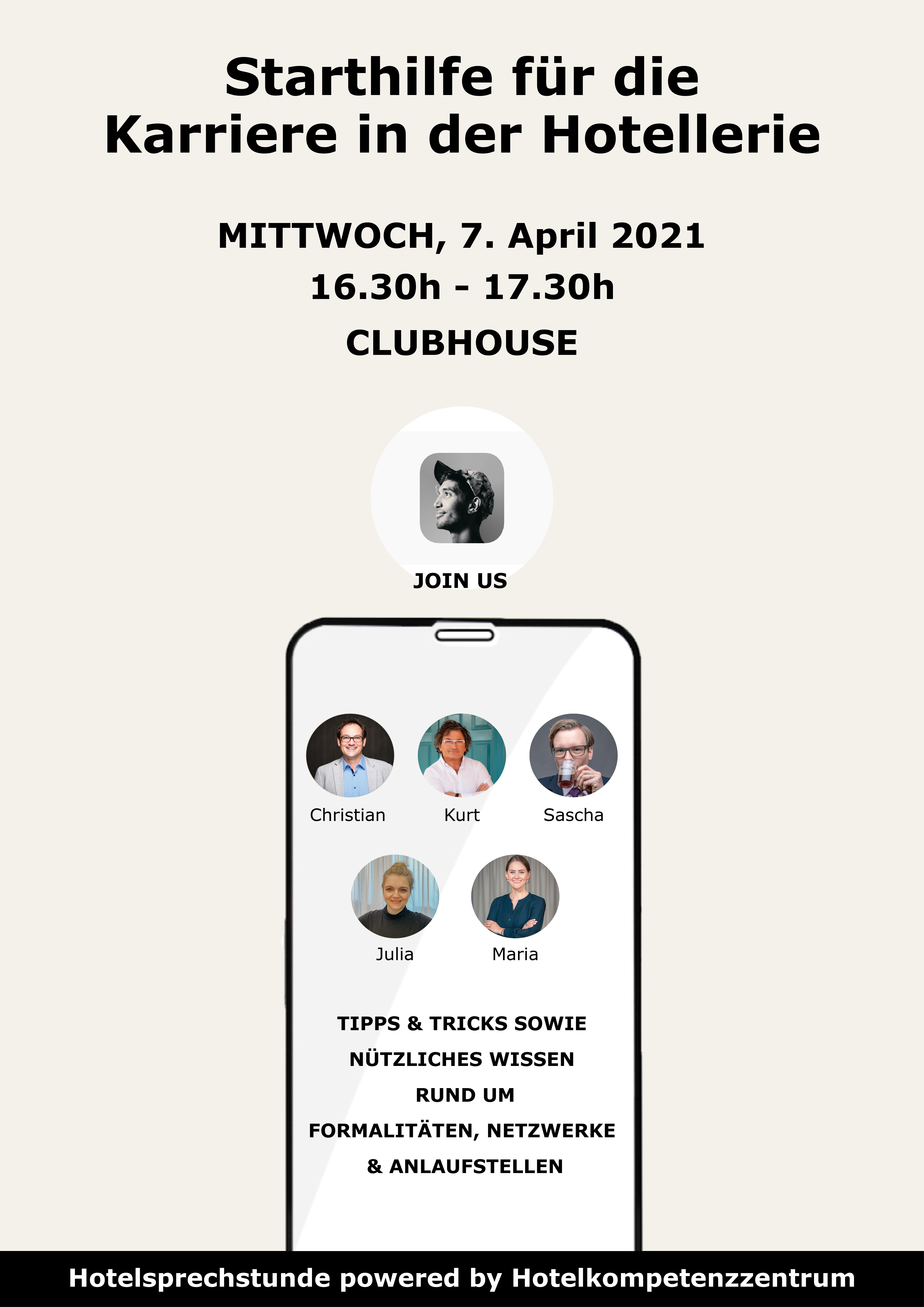 CLUBHOUSE BEWERBERTRAINING